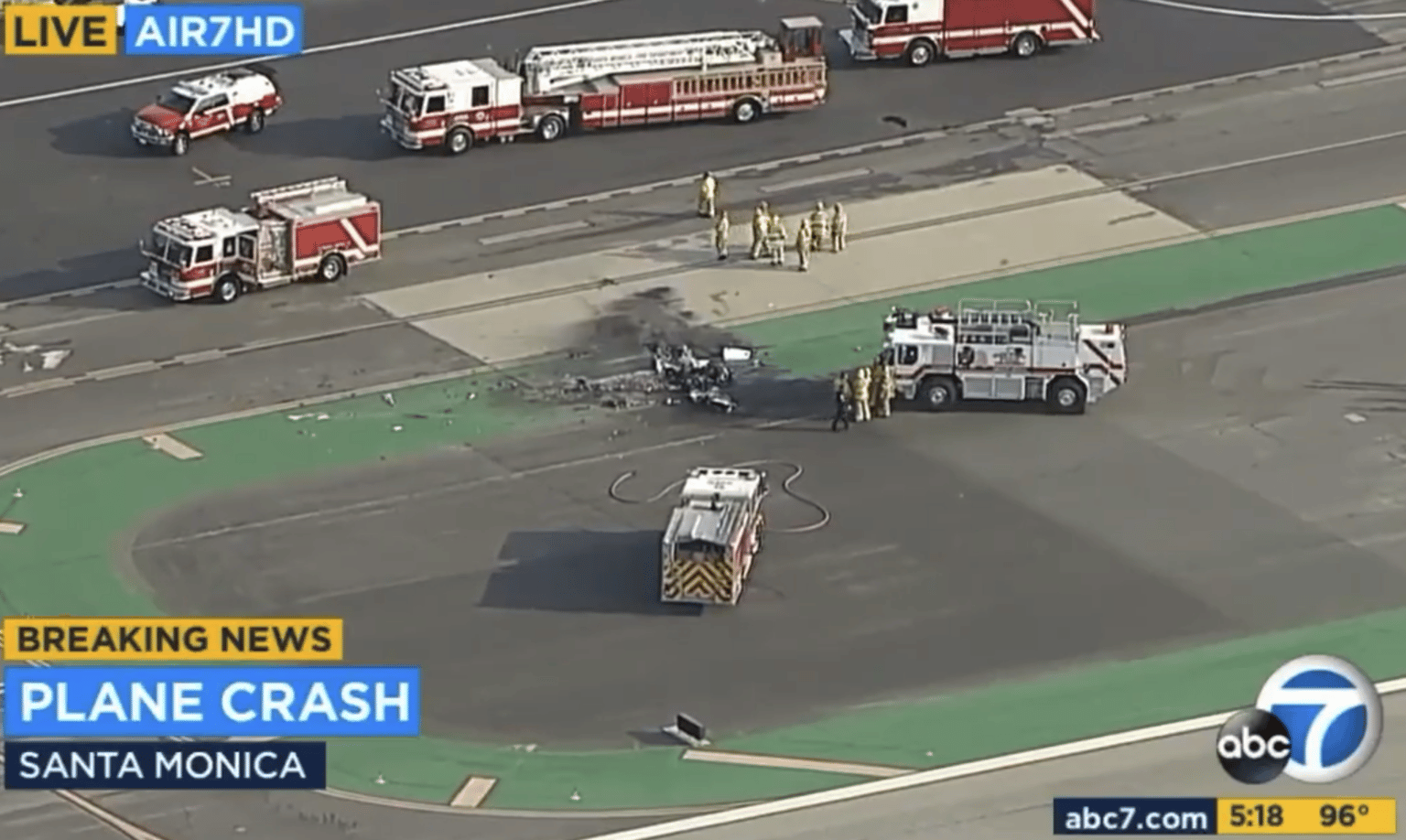 Fear of Landing Fatal Crash of LSA at Santa Monica Airport