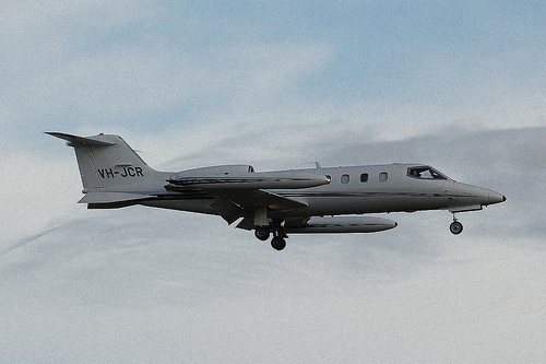 A Learjet 35A. Photo by Noel Jones.
