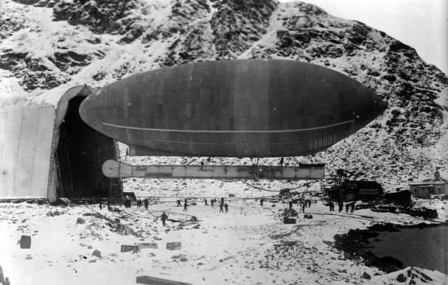 Wellman airship, Spitzbergen  from the United States Library of Congress's Prints and Photographs division